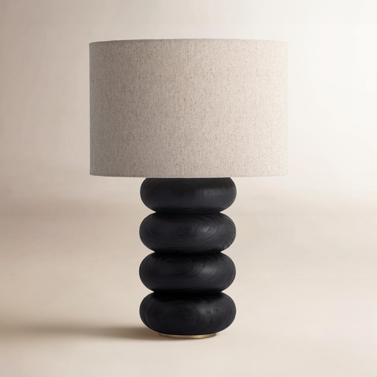 Giacomo Table Lamp, Black, 21.13''H X 14.19''W X 14.19''D