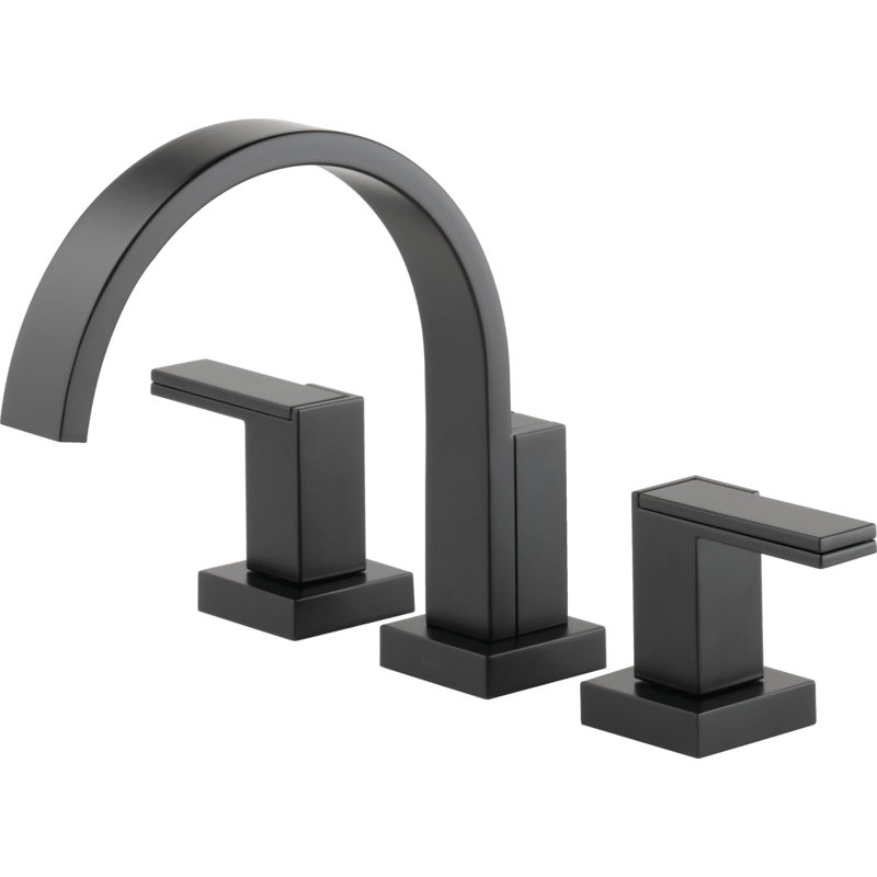 Siderna® Roman Tub Trim, Lever Handle, Matte Black