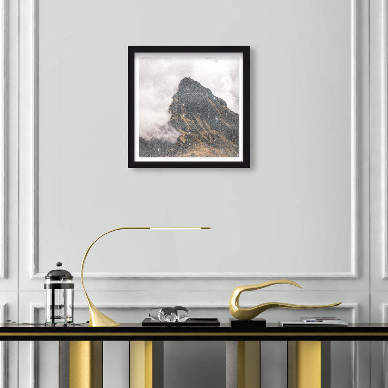 Touch The Clouds Print by Oliver Gal, 17.5" H x 17.5" W, Black Shadowbox