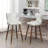 Nevis Mid-Century Modern Faux Leather Tufted Nailhead Trim Barstool Set Of 2, Off-White