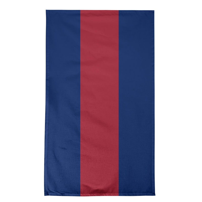 Anaheim Stripe Tea Towel Kitchen Towel, Cotton Twill, Dark Red/Dark Blue