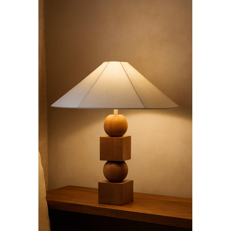 Sandie 23" Table Lamp with Cotton Shade