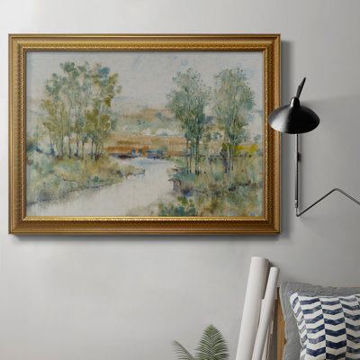 " Trees On The Creek II " Painting Print