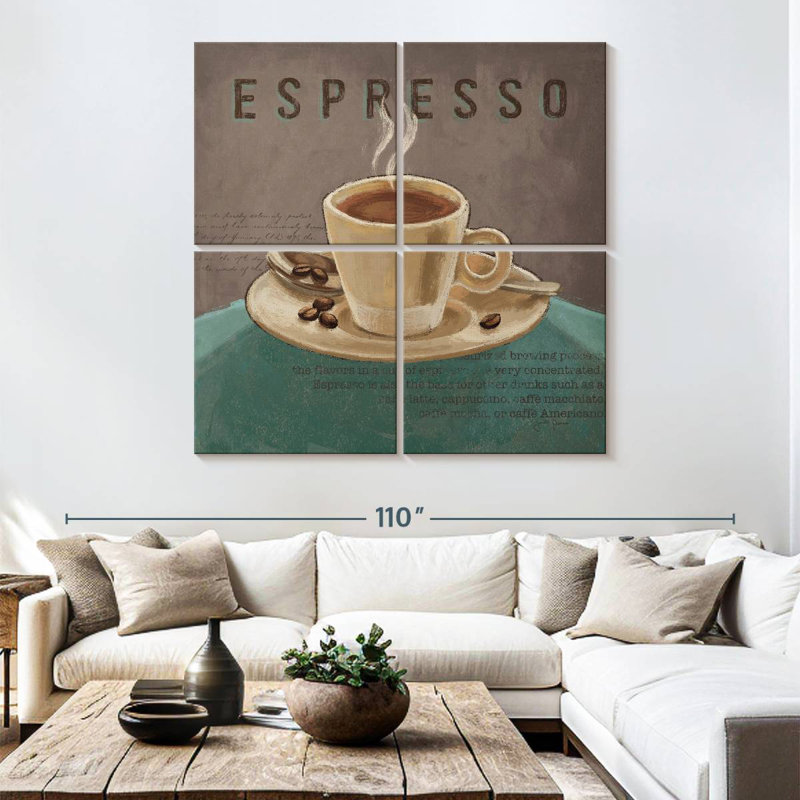 Yarlin Coffee And Co II Teal And Gray