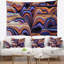 Tapisserie de texture abstraite abstrait montagnes 3D-28496624