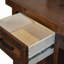 Bureau, bureau de direction de 71 pouces, aucun assemblage requis, finition whisky