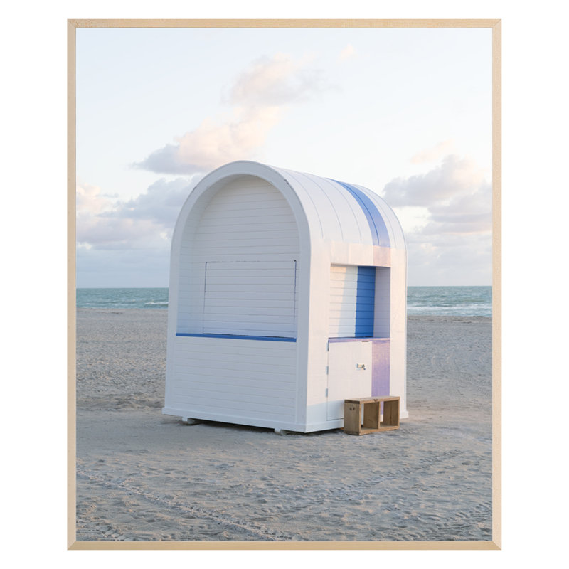 Beach Stand 7 Print by Kwak, Tommy, 44'' H x 36'' W, Gold Picture Framed