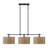 Stutz 3 - Light Rattan Drum Chandelier