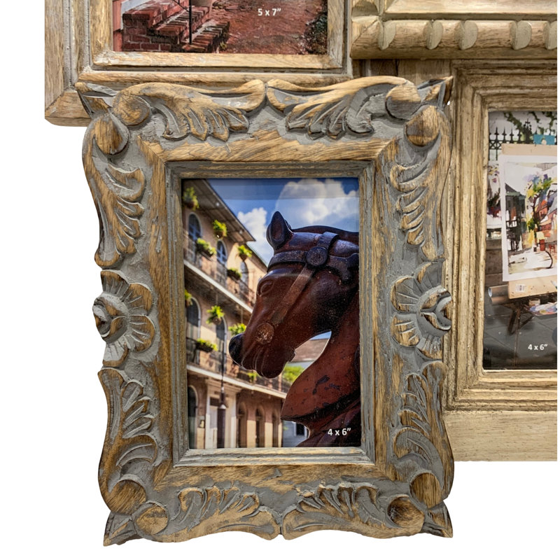 Oliverson Wood Embossed Picture Frame