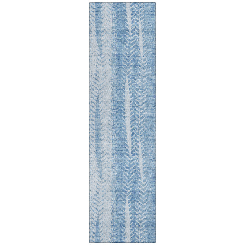 Rennen Washable Abstract Indoor / Outdoor Rug, Runner 2'3" x 7'6"