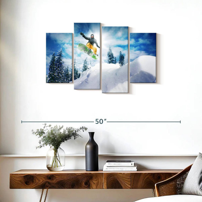 Sirci Snowboarder sautant, H 22 po x l 36 po