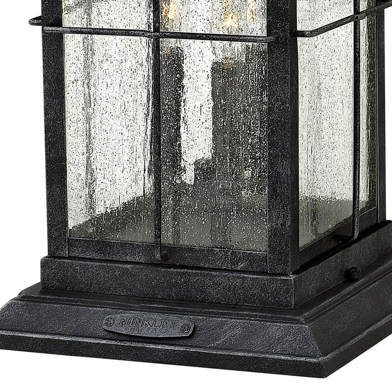 Luminaire suspendu à 3 lumières Bingham, Pierre grise, 21.25" H x 9.75" W