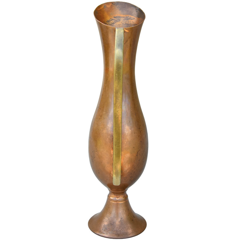 Copper and Brass Table Vase