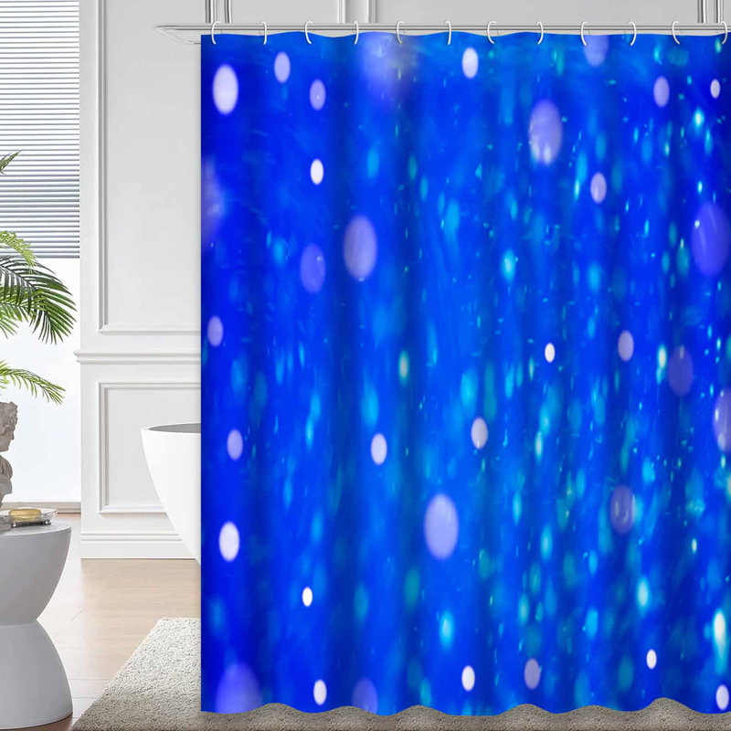 Rideau de douche Blue Bubble Water, L 72 po x l 84 po