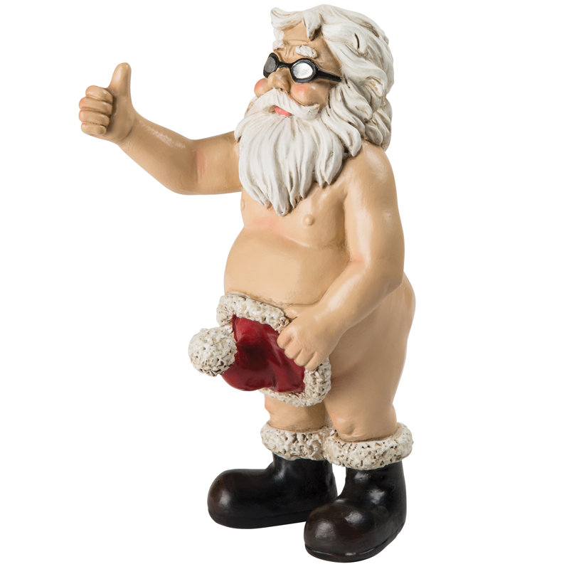 Santa Unwrapped Christmas Figurine