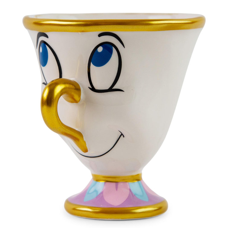 Disney Beauty and the Beast Chip Mug Tea Cup Ceramic Coffee Officially  Licensed