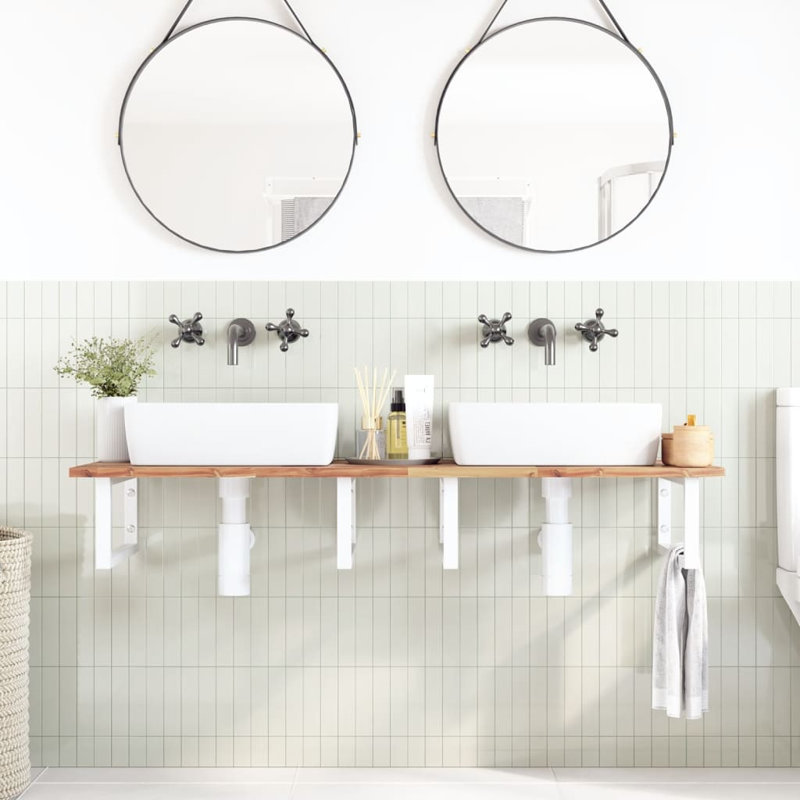 0 -Piece Bracket Shelf, 2cm H x 160cm W x 50cm D, Walnut
