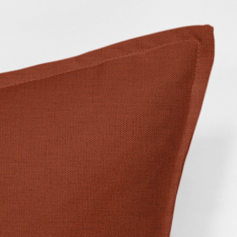 Lynnin Terra Cotta 18x18 Square Pillow Latitude Run Size: 24 H x 24 W