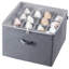 Rangement pour chaussures sous le lit, 1 paquet, 16 compartiments, compartiments de rangement pour boîte à chaussures sous le lit, séparateurs réglables, rangement pour sandales avec fenêtre transparente, poignées respirantes et renforcées, rangement pour chaussures