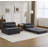 Boneless Modular Sectional Sofa (Dark Gray)-1598852574