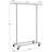 Amelah 17.9'' Metal Rolling Clothing Rack