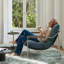 Chaise d'appoint Mid-Century moderne avec revêtement confortable