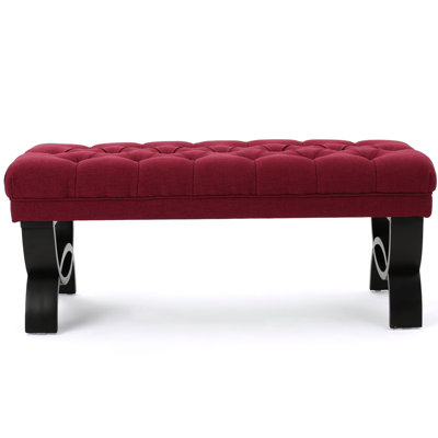 Chic Red With Diamond Stitching And A Regal Touch For Interior Gorgeous Fabric Featuring Luxurious Button Tufting