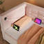 Lit de jour rembourré de taille simple, cadre de lit simple à rangement hydraulique avec chargement USB et de type C, cadre de lit avec lattes de bois et dossier de canapé touffeté, velours (sans matelas)-311307844