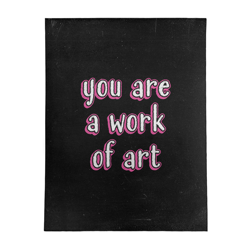 Tapis en poly-chenille style tableau noir work of art, Rectangle 9 pi x 12 pi