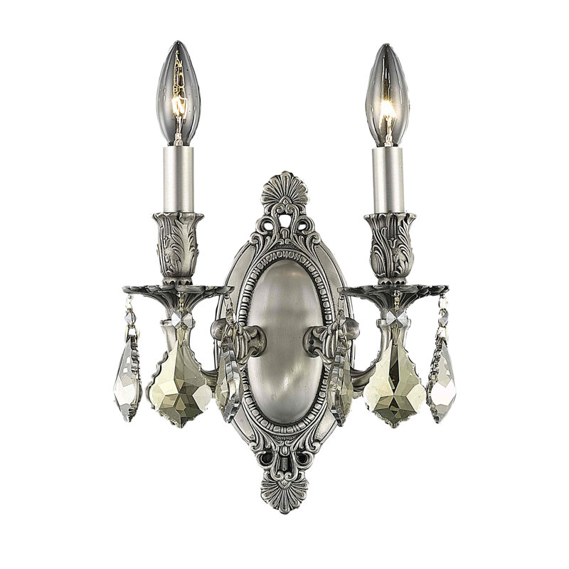 Ashmin Wall Sconce, Golden Teak (Smoky) / Royal Cut, Dark Bronze