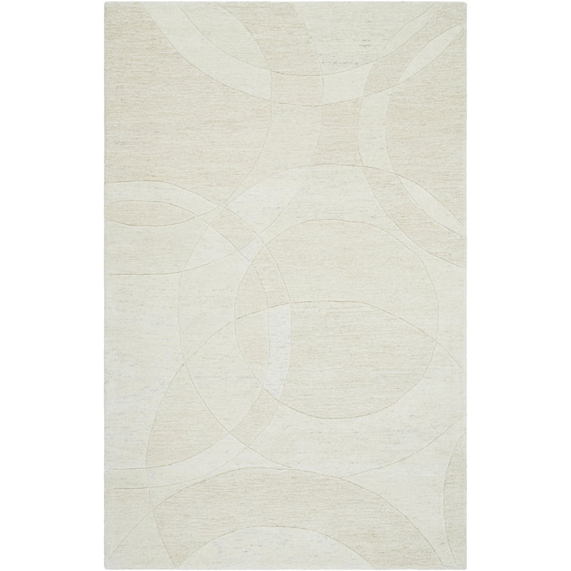 Sherill Hand Tufted Wool Area Rug , Rectangle 8' x 11'