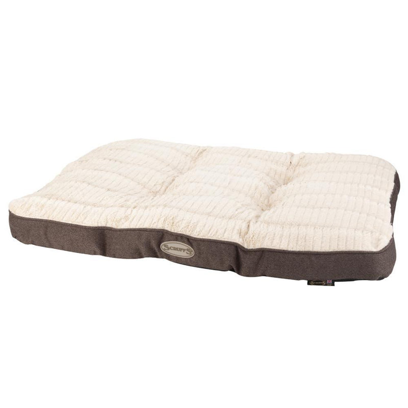 Ellen Polyester Pet Bed, Grey/Ivory