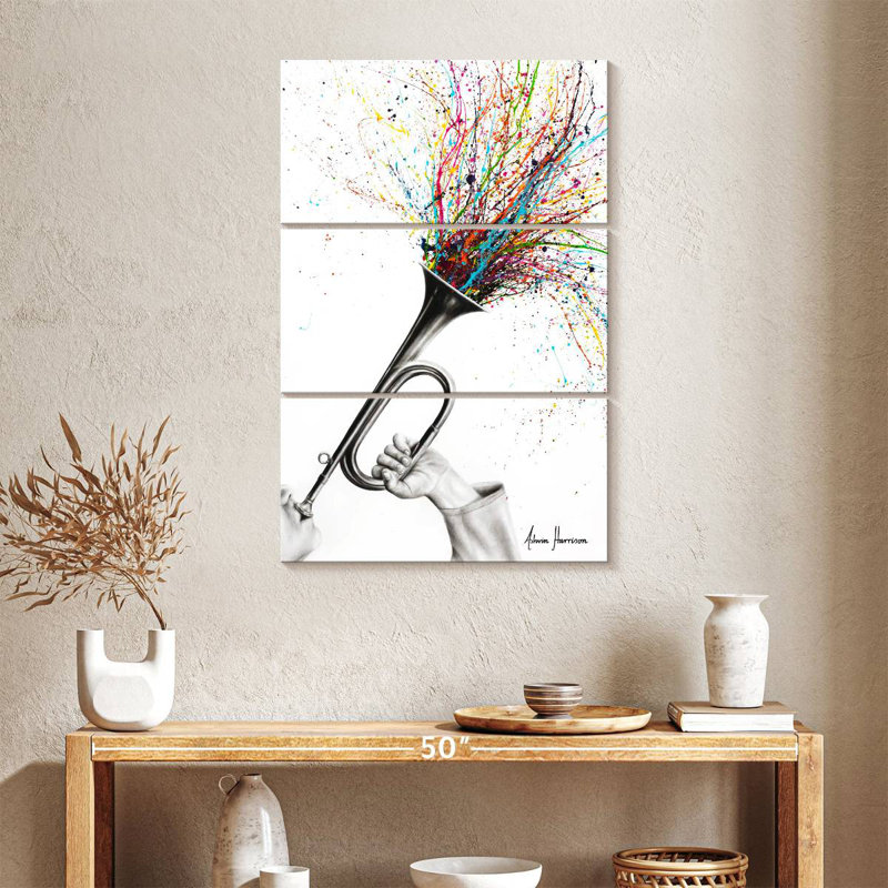 Abarca The Rising Sound, 38" H x 24" W