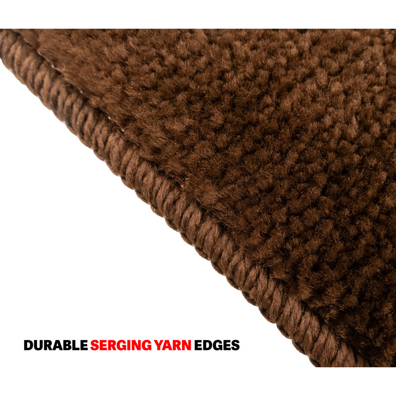 Tapis d'escalier Jaxen 8,5 po x 30 po (ensemble de 13), 13, Brun