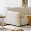 Canapé-coussin modulaire en polyester blanc-1468938077