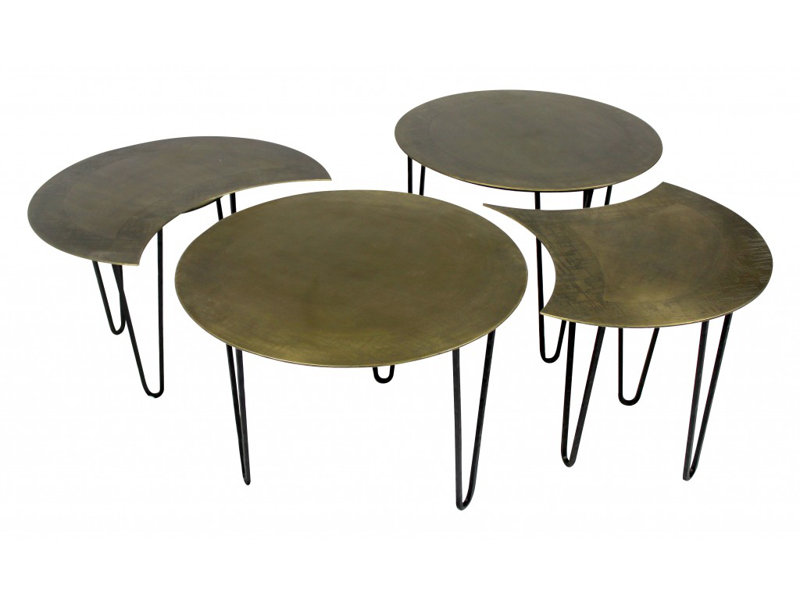 Aluminum Top Coffee Table