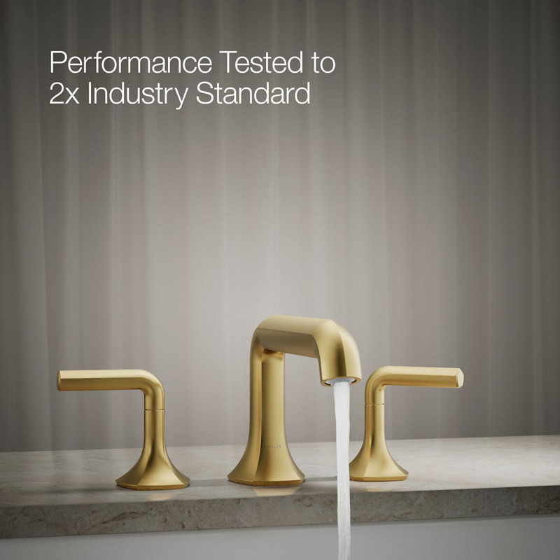 Occasion Deck-Mount Bath Spout With Straight Design, Vibrant Brushed Moderne Brass