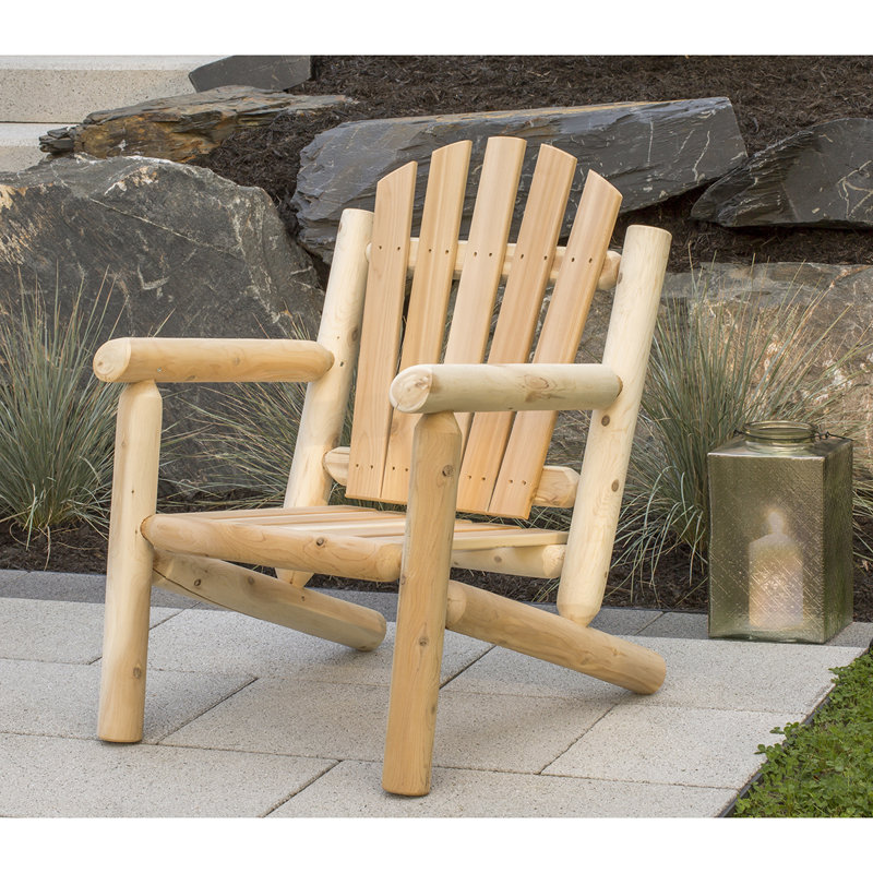Chaise adirondack en bois massif Humnoke