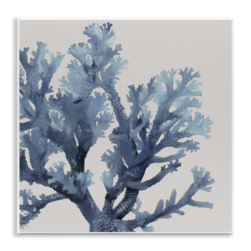Art mural en forme de branche de corail avec motifs circulaires, design par Karen Smith