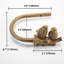 Retenue de rideaux Rustic Bird on Branch - Embrasses décoratives en métal (ensemble de 2)-458033445