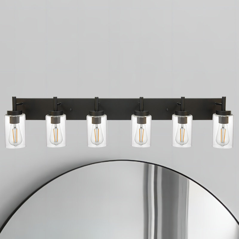 Krystian 6 - Light Dimmable Vanity Light, Black