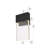 Ronin 11 inch LED Outdoor Wall sconce in Black