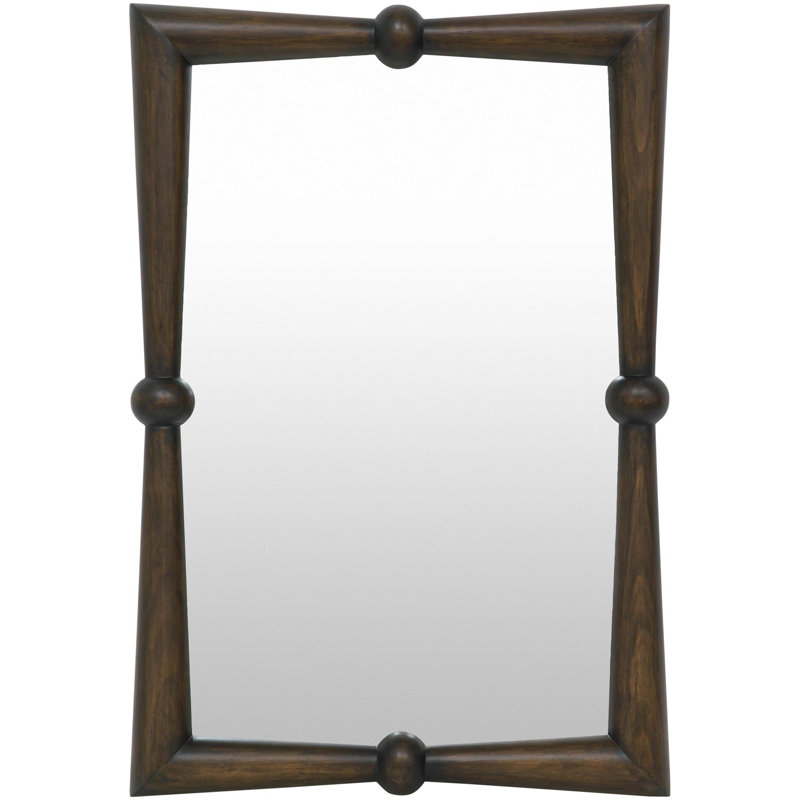  Miroir Galey Alix x Livabliss Prosper, 41 po x 28 po, Brun