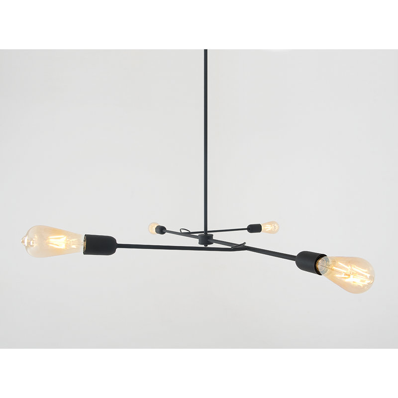 Triso 4 - Light Unique/Statement Pendant, Black