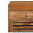 Shutter Oak-ish Shoe Rack With 2 Drawers