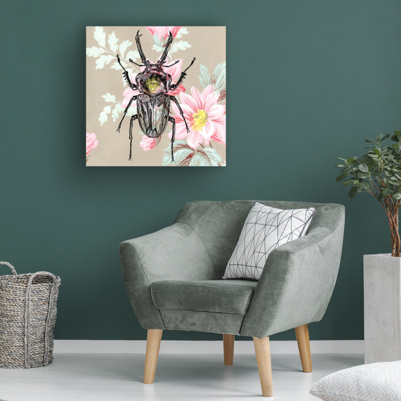 Papier peint moderne et contemporain Beetle, L 14 po x H 14 po