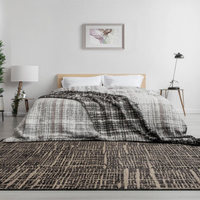 Rustic Textured Area Rug