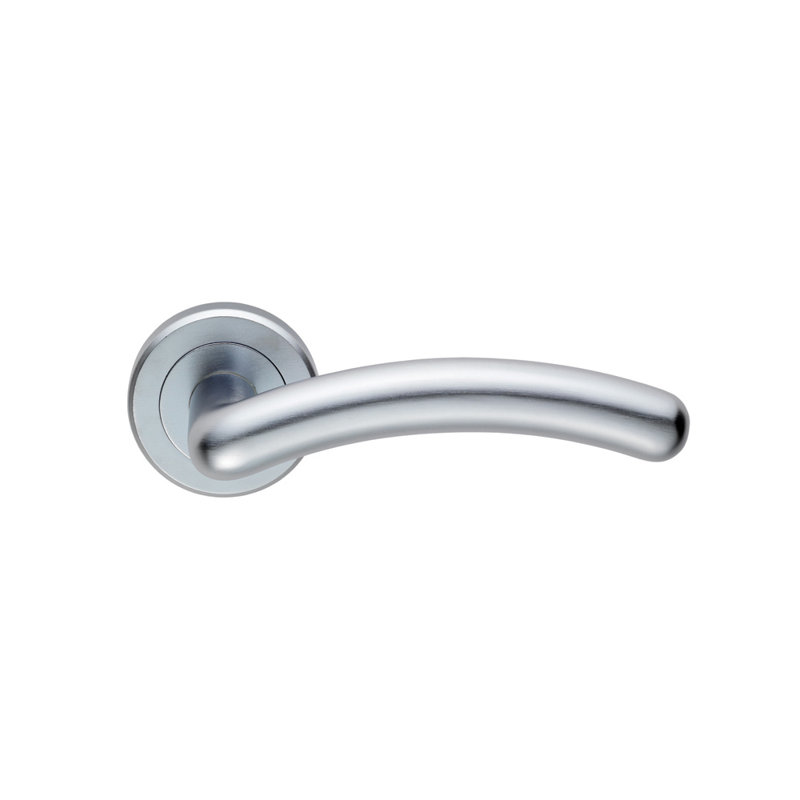 Serozzetta Noxia Latch Door Handle, Polished Chrome