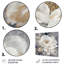 Gonzella Emotion Of White Gold Peony Flower I sur impression métallique-930682983