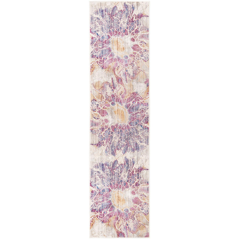 Orianthi Abstract Indoor Rug, Runner 2' x 8'
